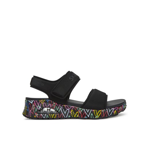 Skechers Sandały Uno-Sea Of Love 164028/BBK Czarny ze sklepu MODIVO w kategorii Sandały damskie - zdjęcie 182683394