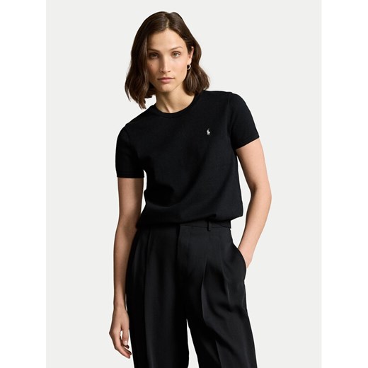 Polo Ralph Lauren Sweter 211891673006 Czarny Regular Fit ze sklepu MODIVO w kategorii Swetry damskie - zdjęcie 182683400