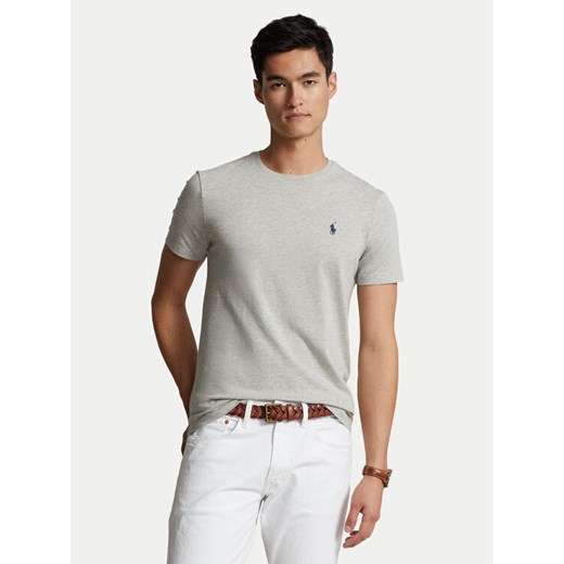 Polo Ralph Lauren T-Shirt Bsr 710680785 Szary Custom Slim Fit ze sklepu MODIVO w kategorii T-shirty męskie - zdjęcie 182683473