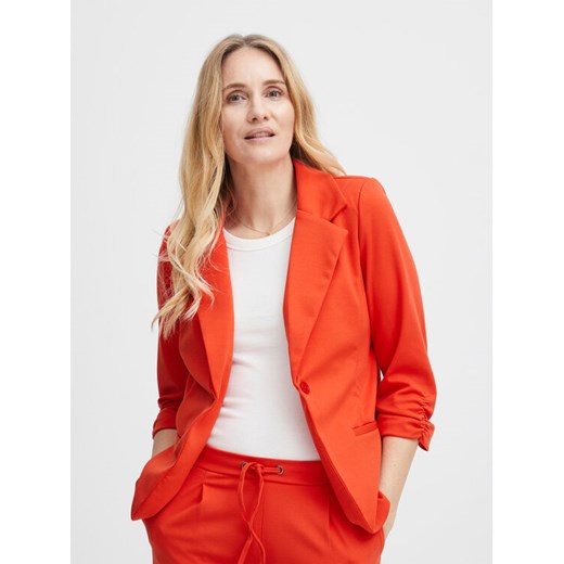 Fransa Marynarka 20604689 Czerwony Regular Fit ze sklepu MODIVO w kategorii Marynarki damskie - zdjęcie 182683573