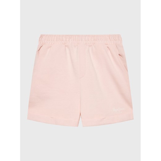 Pepe Jeans Szorty sportowe Rosemary PG800731 Różowy Regular Fit ze sklepu MODIVO w kategorii Spodenki dziewczęce - zdjęcie 182683592