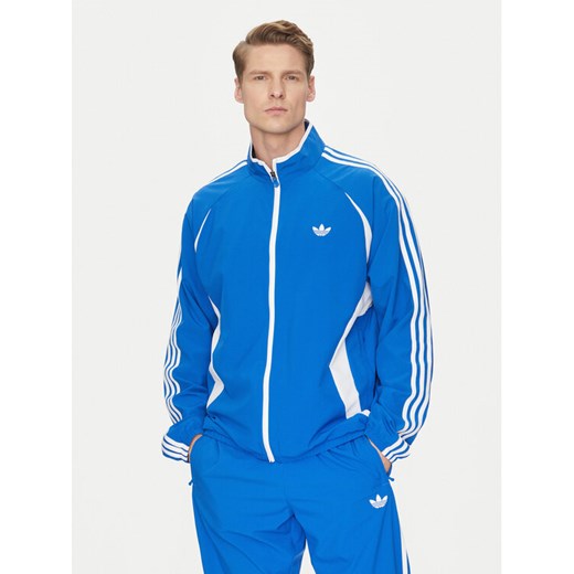 adidas Bluza adicolor Teamgeist JP1117 Niebieski Regular Fit ze sklepu MODIVO w kategorii Bluzy męskie - zdjęcie 182683621