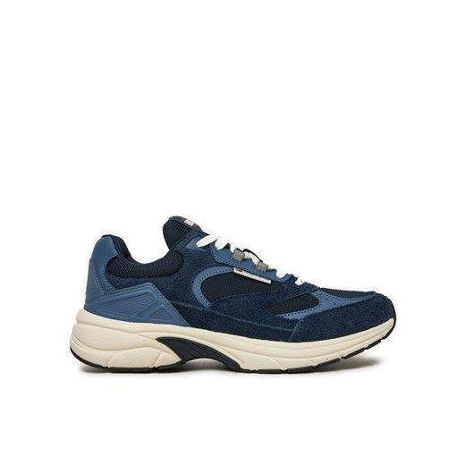 Tommy Jeans Sneakersy The Coney Suede EM0EM01501 Granatowy ze sklepu MODIVO w kategorii Buty sportowe męskie - zdjęcie 182683642