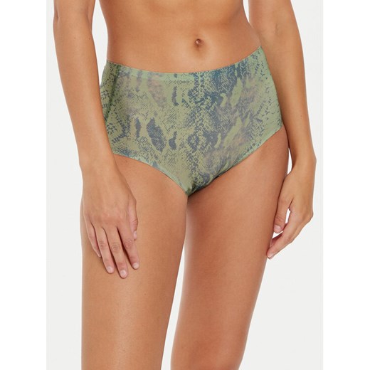 Chantelle Figi klasyczne z wysokim stanem Soft Stretch C11D70 Zielony ze sklepu MODIVO w kategorii Majtki damskie - zdjęcie 182683661