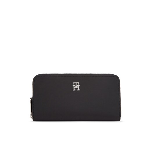 Tommy Hilfiger Duży Portfel Damski Poppy Th Large Za AW0AW15642 Czarny ze sklepu MODIVO w kategorii Portfele damskie - zdjęcie 182683864