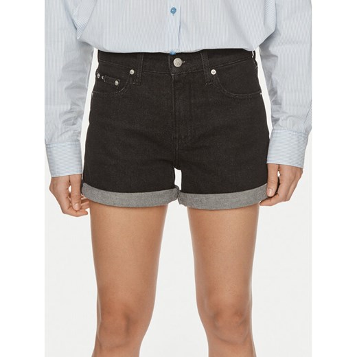 Calvin Klein Jeans Szorty jeansowe J20J222808 Czarny Regular Fit ze sklepu MODIVO w kategorii Szorty - zdjęcie 182683891