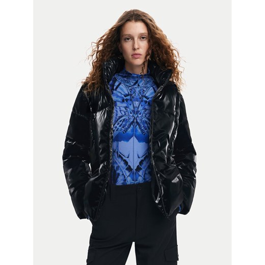 Desigual Kurtka zimowa Flam 24WWEWBP Czarny Regular Fit ze sklepu MODIVO w kategorii Kurtki damskie - zdjęcie 182683971