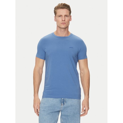 Calvin Klein T-Shirt K10K112724 Niebieski Slim Fit ze sklepu MODIVO w kategorii T-shirty męskie - zdjęcie 182683973