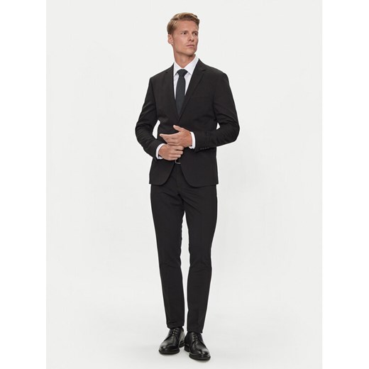 Lindbergh Garnitur 30-606900 Czarny Slim Fit ze sklepu MODIVO w kategorii Garnitury męskie - zdjęcie 182684063