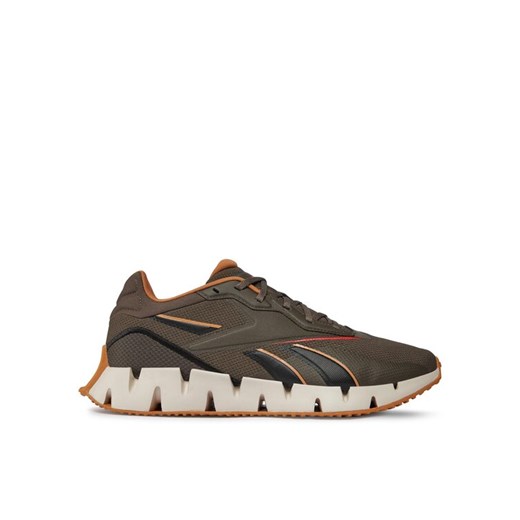 Reebok Buty do biegania Zig Dynamica 4 IE4648 Brązowy ze sklepu MODIVO w kategorii Buty sportowe damskie - zdjęcie 182684101