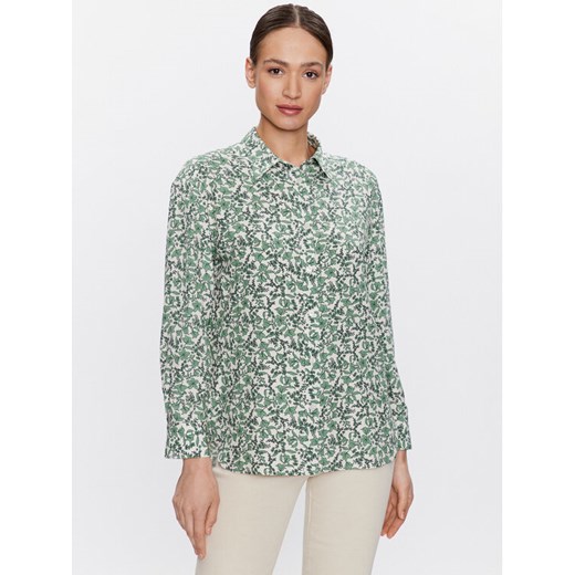 United Colors Of Benetton Koszula 5T17DQ02Y Zielony Relaxed Fit ze sklepu MODIVO w kategorii Koszule damskie - zdjęcie 182684203