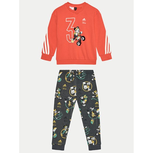 adidas Dres Disney Mickey Mouse JG1251 Czerwony Regular Fit ze sklepu MODIVO w kategorii Dresy dla niemowlaka - zdjęcie 182684204