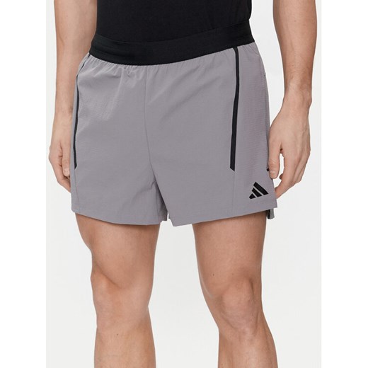 adidas Szorty sportowe D4T Pro Series Adistrong IT7519 Szary Regular Fit ze sklepu MODIVO w kategorii Spodenki męskie - zdjęcie 182684233