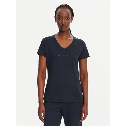 Liu Jo Sport T-Shirt TA5179 J6040 Granatowy Regular Fit ze sklepu MODIVO w kategorii Bluzki damskie - zdjęcie 182684253