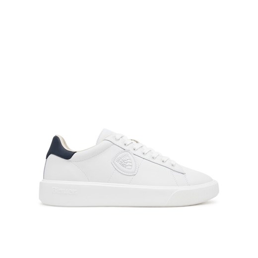 Blauer Sneakersy S5BUCK01/LEA Biały ze sklepu MODIVO w kategorii Buty sportowe męskie - zdjęcie 182684271