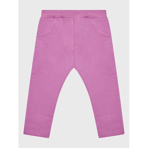 United Colors Of Benetton Legginsy 4T32GE00M Różowy Slim Fit ze sklepu MODIVO w kategorii Spodnie dziewczęce - zdjęcie 182684304