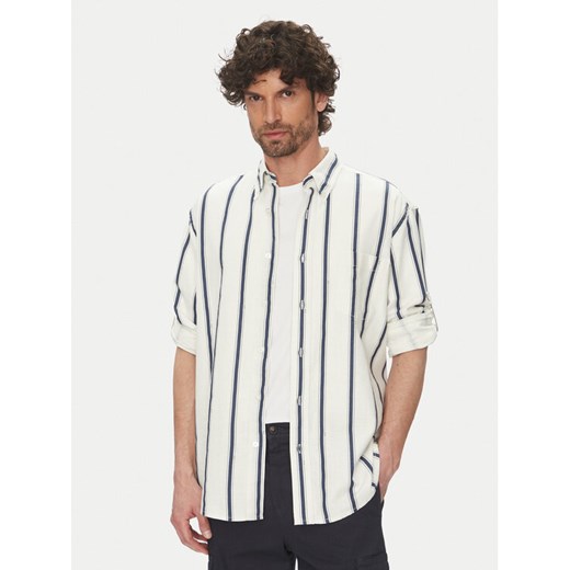 BOSS Koszula Lambey_2 50538296 Écru Relaxed Fit ze sklepu MODIVO w kategorii Koszule męskie - zdjęcie 182684320