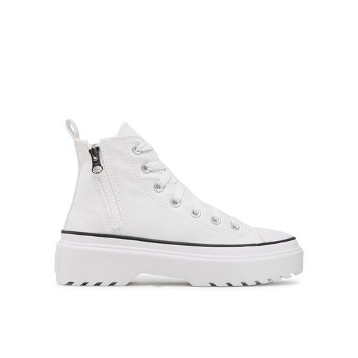 Converse Trampki Chuck Taylor All Star Lugged Lift Hi A03012C Biały ze sklepu MODIVO w kategorii Trampki damskie - zdjęcie 182684321