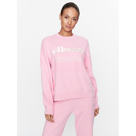Ellesse Bluza Achille SGT19239 Różowy Relaxed Fit ze sklepu MODIVO w kategorii Bluzy damskie - zdjęcie 182684351