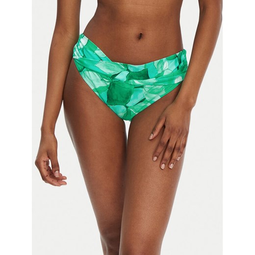 Seafolly Dół od bikini Secret Garden 44320-220 Zielony ze sklepu MODIVO w kategorii Stroje kąpielowe - zdjęcie 182684372