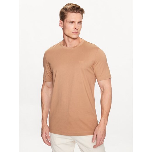 Boss T-Shirt Thompson 01 50468347 Beżowy Regular Fit ze sklepu MODIVO w kategorii T-shirty męskie - zdjęcie 182684400