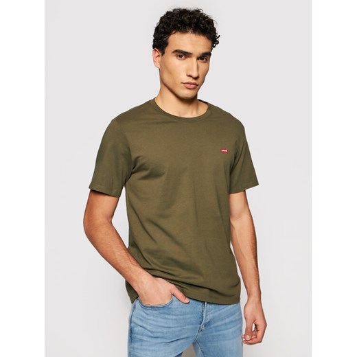 Levi's® T-Shirt Original Housemark 56605-0021 Zielony Standard Fit ze sklepu MODIVO w kategorii T-shirty męskie - zdjęcie 182684472