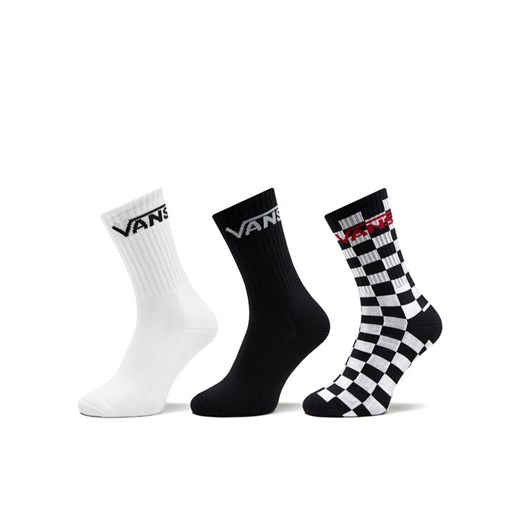 Vans Zestaw 3 par wysokich skarpet męskich Classic Crew VN000F0XY281 Czarny ze sklepu MODIVO w kategorii Skarpetki męskie - zdjęcie 182684520