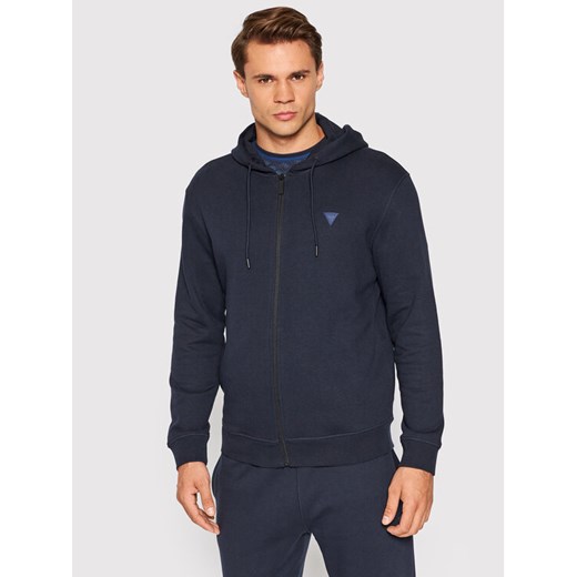 Guess Bluza Z2YQ28 KAIJ1 Granatowy Regular Fit ze sklepu MODIVO w kategorii Bluzy męskie - zdjęcie 182684654
