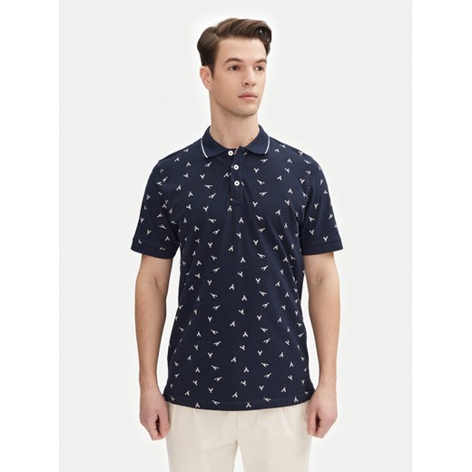 INDICODE Polo Lobster 41-155 Granatowy Regular Fit ze sklepu MODIVO w kategorii T-shirty męskie - zdjęcie 182684664