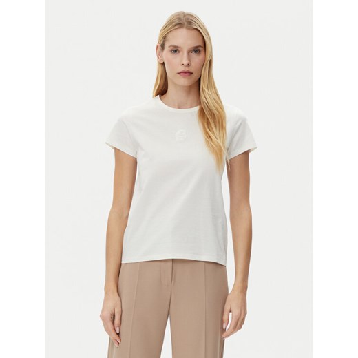 BOSS T-Shirt Eventsa6 50534800 Biały Regular Fit ze sklepu MODIVO w kategorii Bluzki damskie - zdjęcie 182684690
