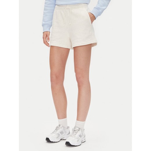 Tommy Jeans Szorty sportowe Tjw Script Short Ext DW0DW20353 Beżowy Regular Fit ze sklepu MODIVO w kategorii Szorty - zdjęcie 182684774