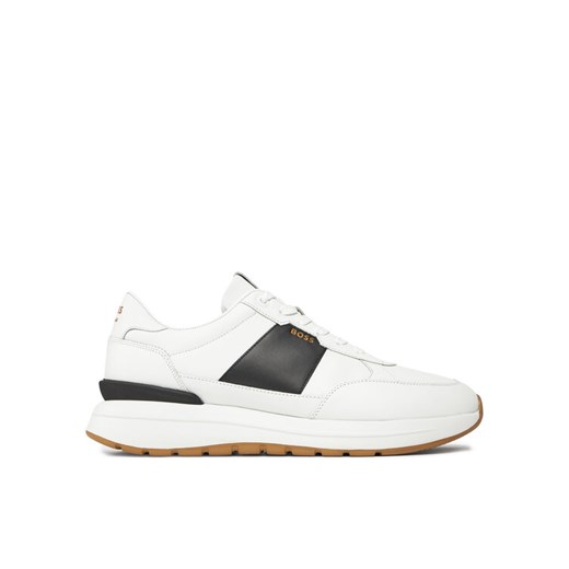 Boss Sneakersy Jace Runn 50512264 Biały ze sklepu MODIVO w kategorii Buty sportowe męskie - zdjęcie 182684792