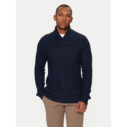 s.Oliver Sweter 2152201 Granatowy Regular Fit ze sklepu MODIVO w kategorii Swetry męskie - zdjęcie 182684854