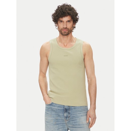 HUGO Tank top Dapota 50542089 Zielony Slim Fit ze sklepu MODIVO w kategorii T-shirty męskie - zdjęcie 182684891