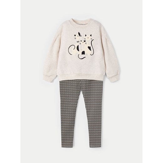 Mayoral Komplet bluza i legginsy 4712 Zielony Regular Fit ze sklepu MODIVO w kategorii Komplety dziewczęce - zdjęcie 182684910
