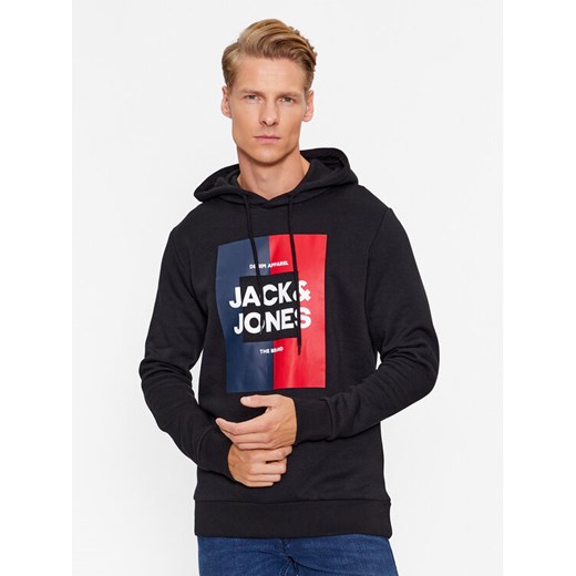 Jack&Jones Bluza Oscar 12235248 Czarny Regular Fit ze sklepu MODIVO w kategorii Bluzy męskie - zdjęcie 182684912