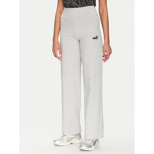 Puma Legginsy Ess Small No. 1 Logo 682428 Szary Straight Fit ze sklepu MODIVO w kategorii Spodnie damskie - zdjęcie 182684920