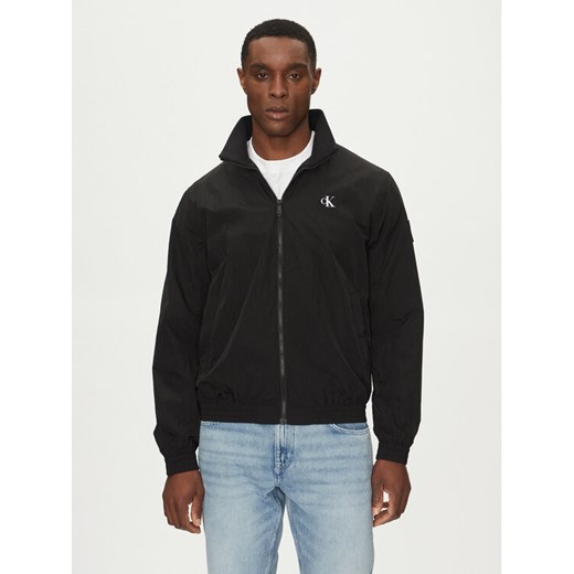 Calvin Klein Jeans Kurtka bomber Harrington J30J327373 Czarny Regular Fit ze sklepu MODIVO w kategorii Kurtki męskie - zdjęcie 182684993
