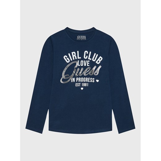 Guess Bluzka J3RI27 K6YW1 Niebieski Regular Fit ze sklepu MODIVO w kategorii T-shirty chłopięce - zdjęcie 182685112