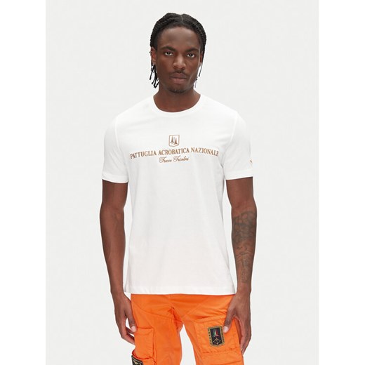 Aeronautica Militare T-Shirt 251TS2410J592 Biały Regular Fit ze sklepu MODIVO w kategorii T-shirty męskie - zdjęcie 182685131