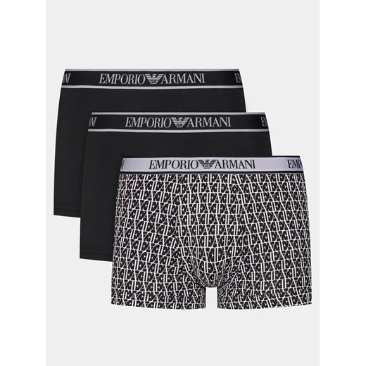 Emporio Armani Underwear Komplet 3 par bokserek 112130 4R717 35421 Czarny S MODIVO