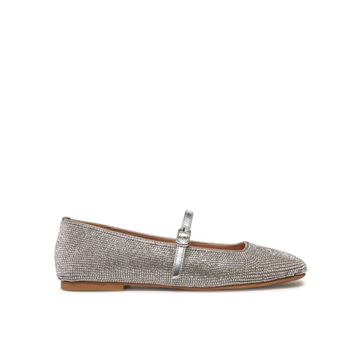 Steve Madden Baleriny Ezri-R SM11003245 Srebrny ze sklepu MODIVO w kategorii Balerinki - zdjęcie 182685323