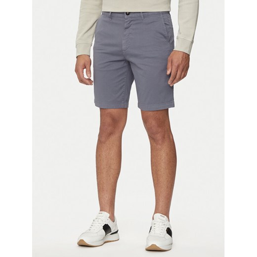 Boss Szorty materiałowe Chino-Slim-Shorts 50513035 Niebieski Slim Fit 35 MODIVO