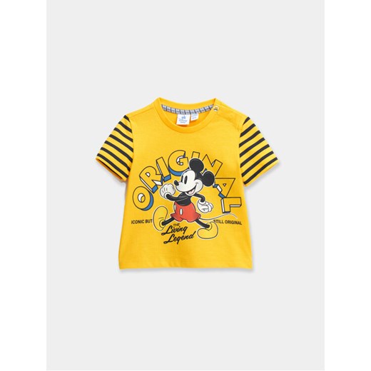 Original Marines T-Shirt DEPV0221NM Żółty Regular Fit ze sklepu MODIVO w kategorii Koszulki niemowlęce - zdjęcie 182685374