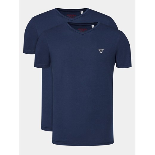Guess Komplet 2 t-shirtów Caleb U97G03 KCD31 Granatowy Regular Fit ze sklepu MODIVO w kategorii T-shirty męskie - zdjęcie 182685440