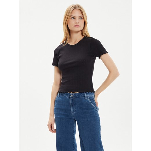 Brave Soul T-Shirt LTS-568ADRI1 Czarny Straight Fit ze sklepu MODIVO w kategorii Bluzki damskie - zdjęcie 182685480