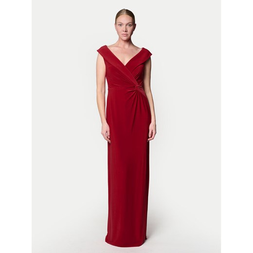 LAUREN RALPH LAUREN Sukienka wieczorowa 253863940020 Czerwony Slim Fit ze sklepu MODIVO w kategorii Sukienki - zdjęcie 182685493