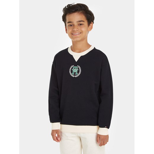 Tommy Hilfiger Bluza Monogram KB0KB08826 Granatowy Regular Fit Tommy Hilfiger 16Y MODIVO