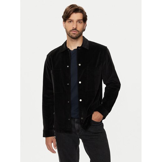 Calvin Klein Koszula K10K113619 Czarny Overshirt Fit ze sklepu MODIVO w kategorii Koszule męskie - zdjęcie 182685672