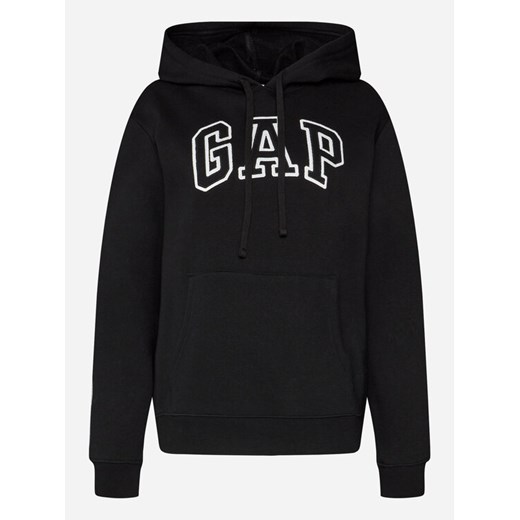 Gap Bluza 463506-01 Czarny Regular Fit ze sklepu MODIVO w kategorii Bluzy damskie - zdjęcie 182685684